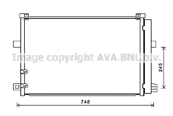 AVA QUALITY COOLING Kondensaator,kliimaseade VW5369D